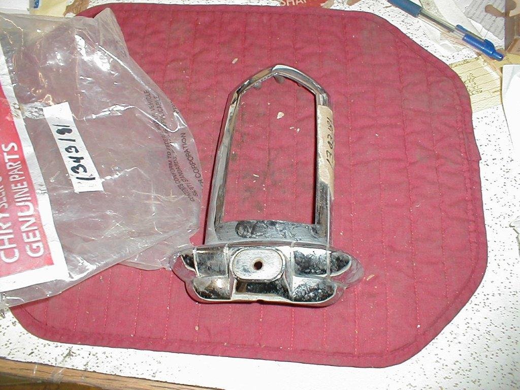 NOS Mopar Left Tail Light Bezel 19501 Dodge Wayfarer 2 Door Hiltop