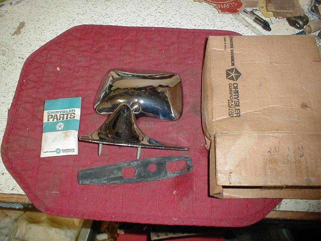 Nos Mopar Left Manual Door Mirror 1971 Plymouth Dodge