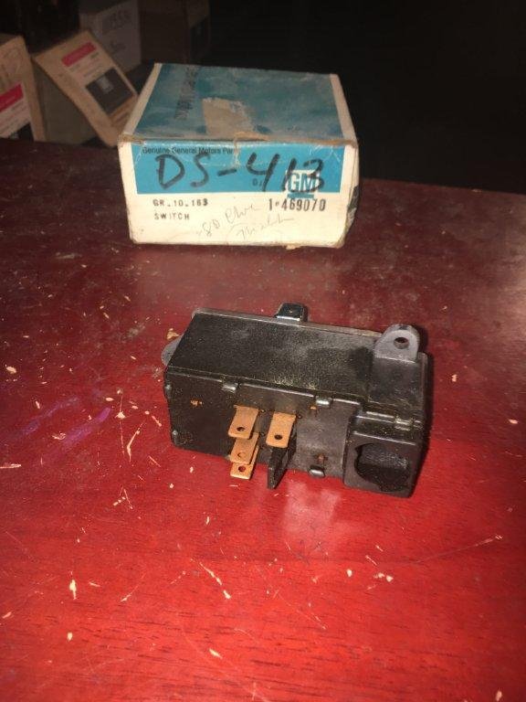 NOS GM Wiper Switch With Pulse Wipers 1978-9 Malibu Monte ...