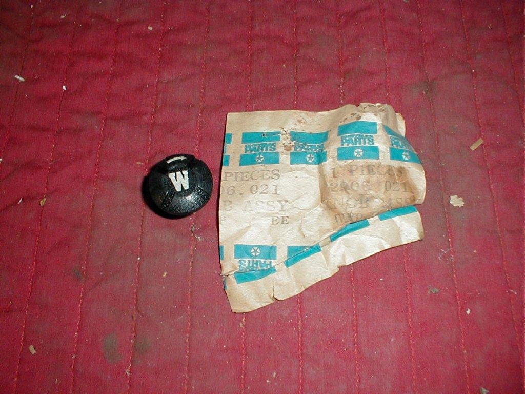 NOS Mopar Wiper Switch Knob 196171 Dodge Trucks Hiltop Auto Parts