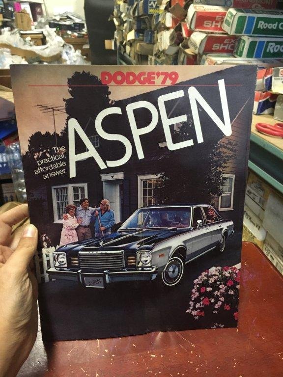 1979 Dodge Aspen Sales Brochure Hiltop Auto Parts