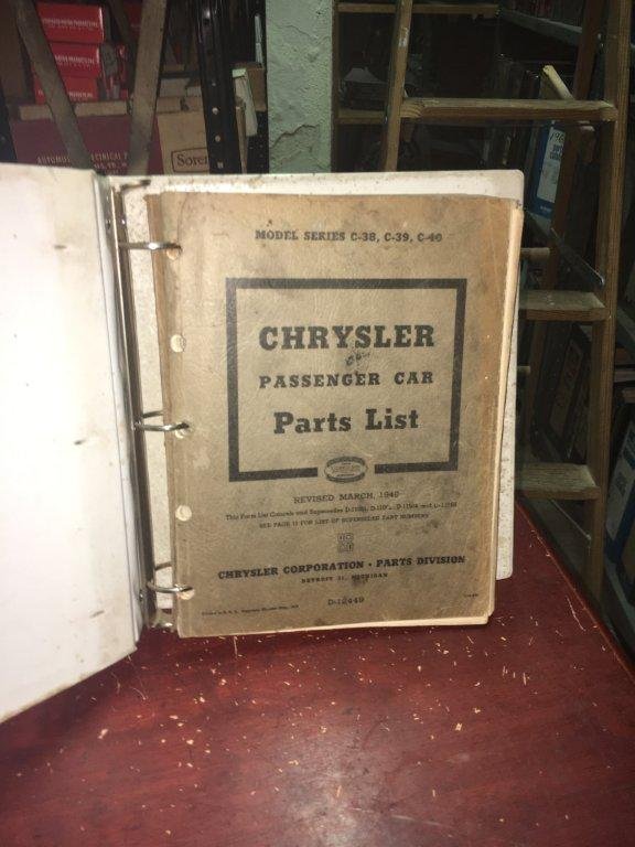 1946-8 Chrysler Parts Manual - Hiltop Auto Parts