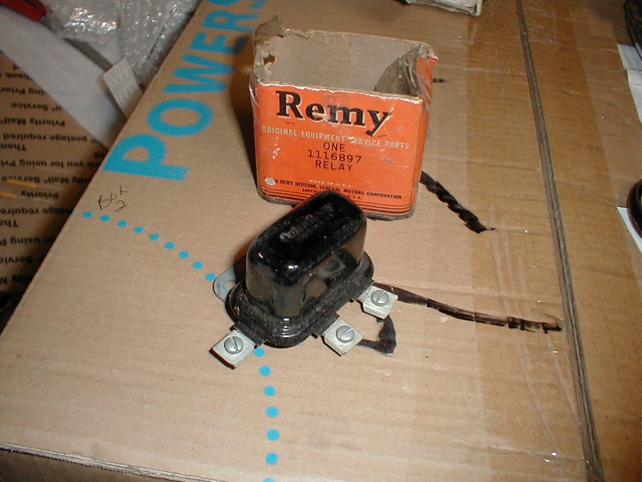 NOS GM Headlight Relay 19428 Chevrolet Models Hiltop Auto Parts