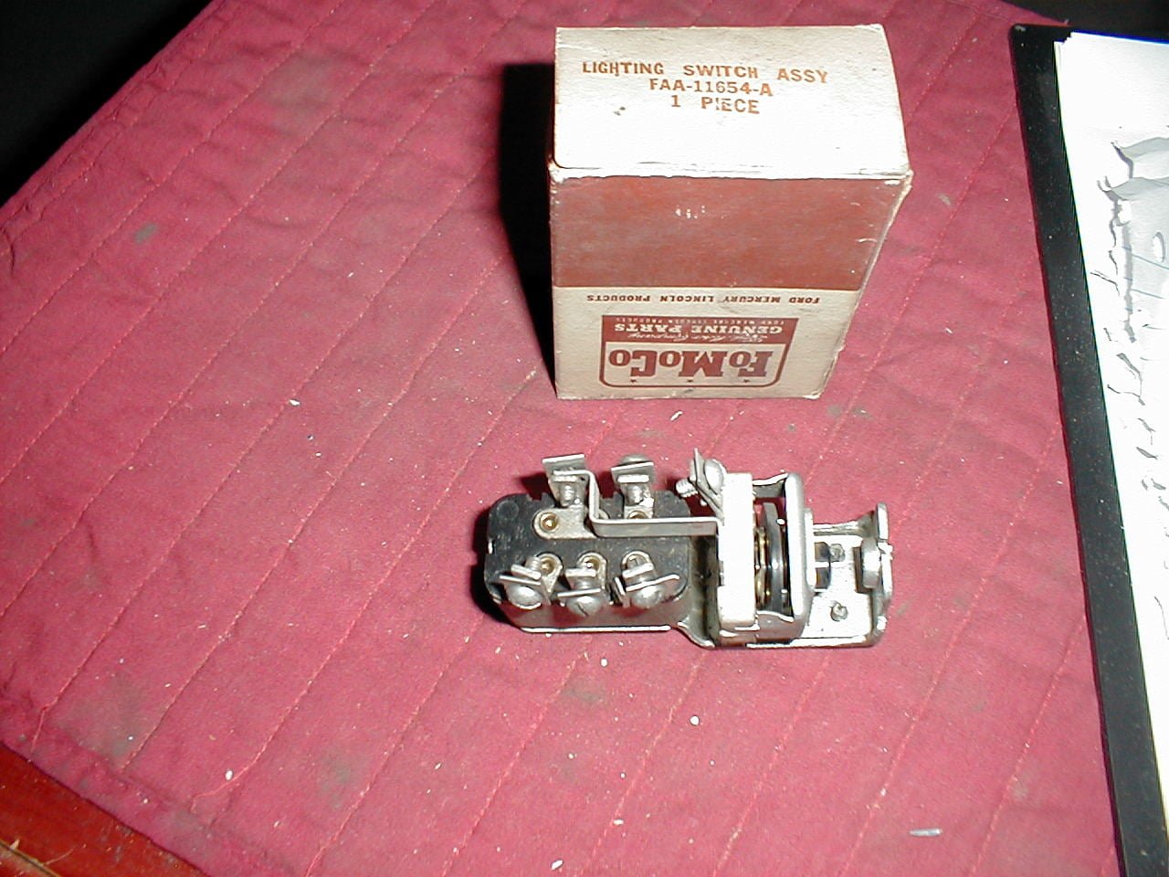 NOS Ford Headlight Switch 1950-6 Ford Mercury & Ford Truck ... 1950 ford headlight switch wiring 